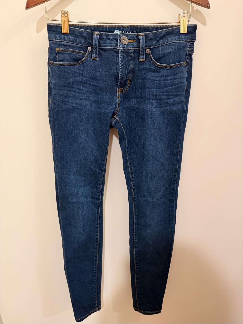 STYLUS Dark Blue Skinny Jeans